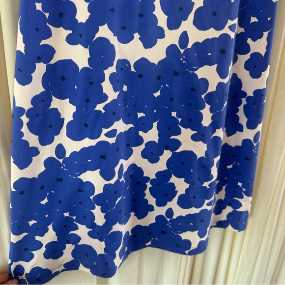 Mahi Gold Ryder Dress Blue and White Floral Sleeveless Stretch Comfort Size XS - Picture 2 of 7